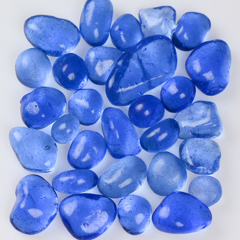 Azure Mist Jelly Bean Glass