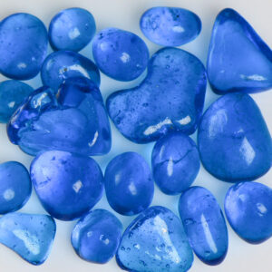 Blue Raspberry Jelly Bean Glass
