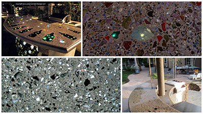 Countertop Glass Terrazzo